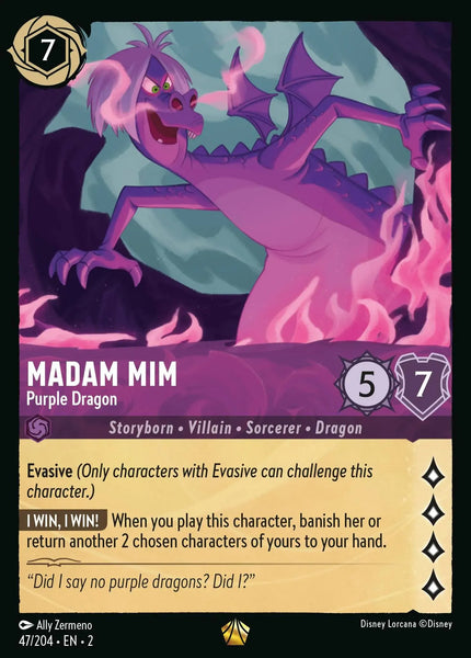 Madam Mim - Purple Dragon (047/204) [Rise of the Floodborn]