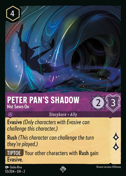 Peter Pan's Shadow - Not Sewn On (055/204) [Rise of the Floodborn]