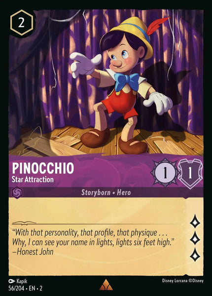 Pinocchio - Star Attraction (056/204) [Rise of the Floodborn]