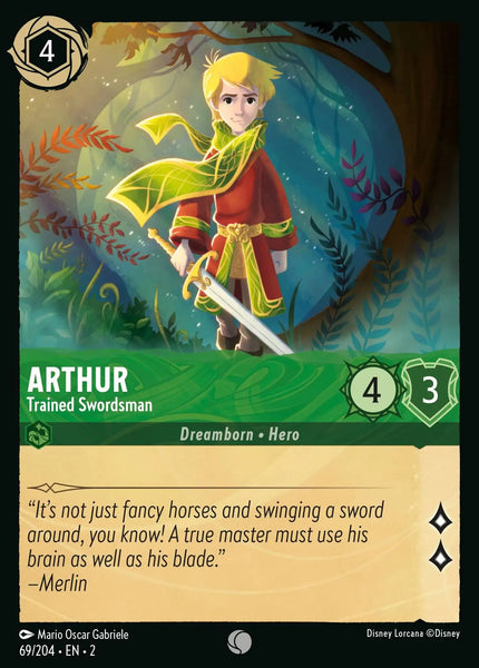 Arthur - Trained Swordsman (069/204) [Rise of the Floodborn]