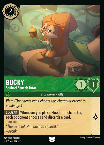 Bucky - Squirrel Squeak Tutor (073/204) [Rise of the Floodborn]