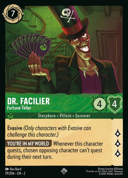 Dr. Facilier - Fortune Teller (079/204) [Rise of the Floodborn]