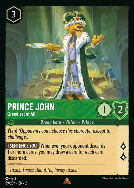 Prince John - Greediest of All (089/204) [Rise of the Floodborn]