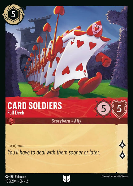 Card Soldiers - Full Deck (105/204) [Rise of the Floodborn]