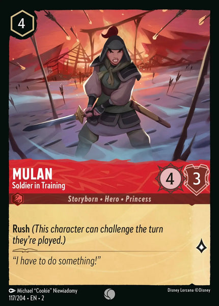 Mulan - Soldier in Training (117/204) [Rise of the Floodborn]