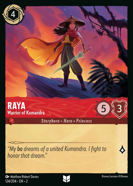 Raya - Warrior of Kumandra (124/204) [Rise of the Floodborn]