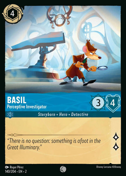 Basil - Perceptive Investigator (140/204) [Rise of the Floodborn]