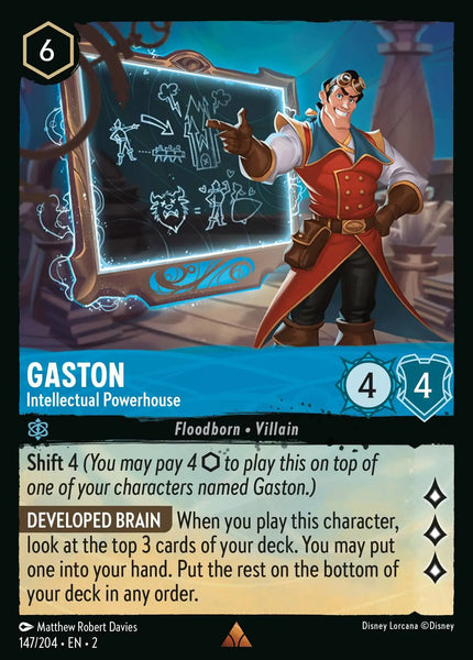 Gaston - Intellectual Powerhouse (147/204) [Rise of the Floodborn]