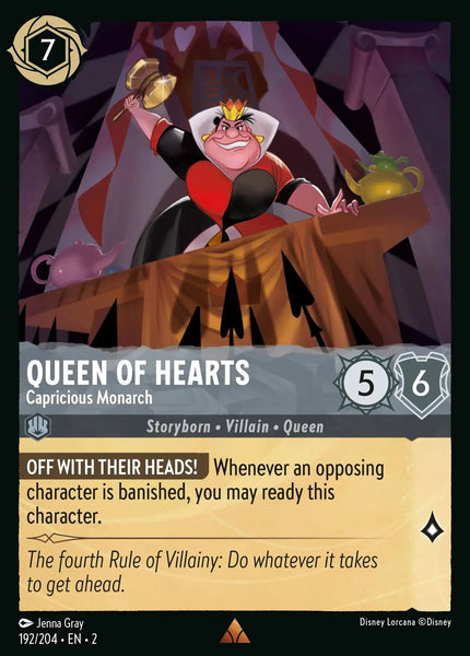 Queen of Hearts - Capricious Monarch (192/204) [Rise of the Floodborn]