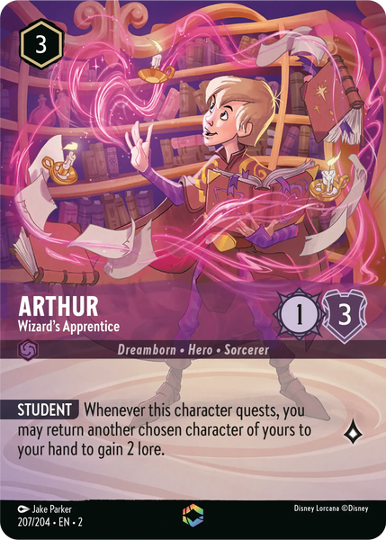 Arthur - Wizard's Apprentice (207/204) [Rise of the Floodborn]