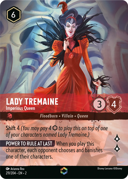 Lady Tremaine - Imperious Queen (211/204) [Rise of the Floodborn]