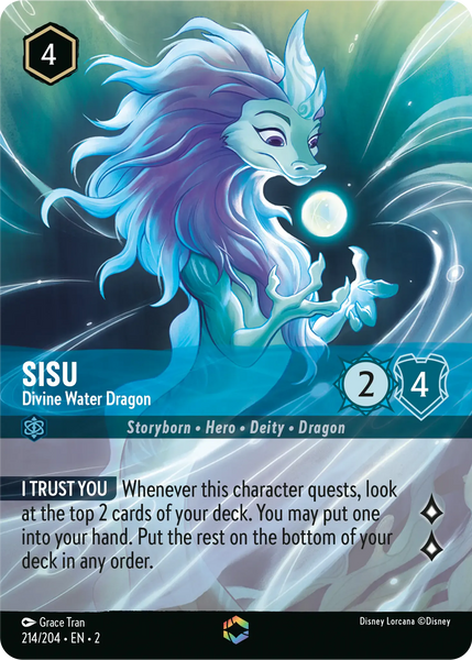 Sisu - Divine Water Dragon (214/204) [Rise of the Floodborn]