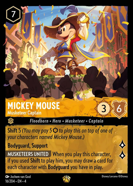 Mickey Mouse - Musketeer Captain (016/204) [Ursula's Return]