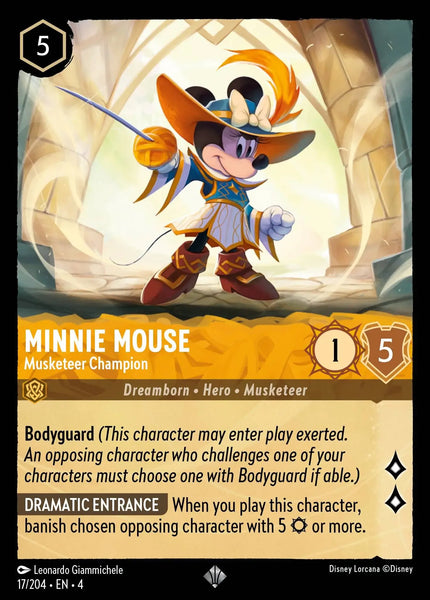 Minnie Mouse - Musketeer Champion (017/204) [Ursula's Return]