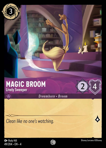 Magic Broom - Lively Sweeper (049/204) [Ursula's Return]