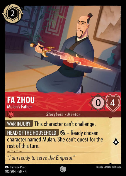 Fa Zhou - Mulan's Father (105/204) [Ursula's Return]