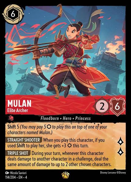 Mulan - Elite Archer (114/204) [Ursula's Return]