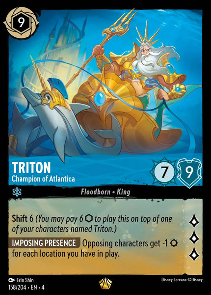 Triton - Champion of Atlantica (158/204) [Ursula's Return]