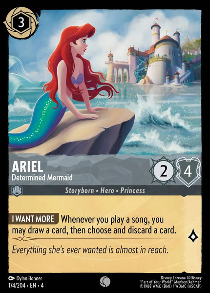 Ariel - Determined Mermaid (174/204) [Ursula's Return]