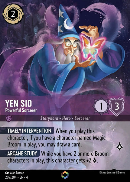 Yen Sid - Powerful Sorcerer (209/204) [Ursula's Return]