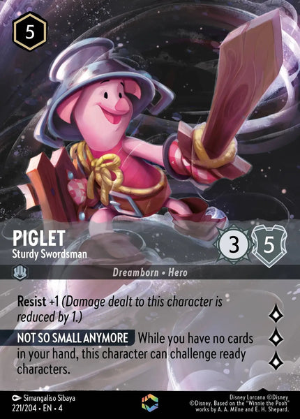 Piglet - Sturdy Swordsman (221/204) [Ursula's Return]