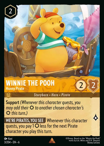 Winnie the Pooh - Hunny Pirate (003/204) [Azurite Sea]