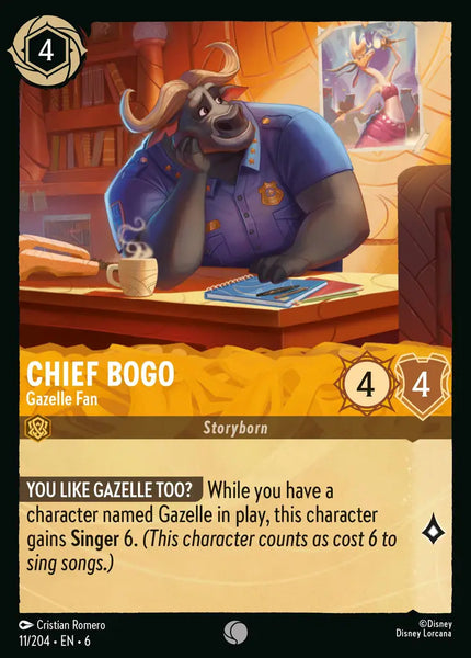 Chief Bogo - Gazelle Fan (011/204) [Azurite Sea]