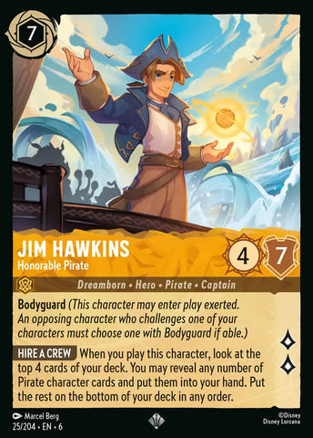 Jim Hawkins - Honorable Pirate (025/204) [Azurite Sea]