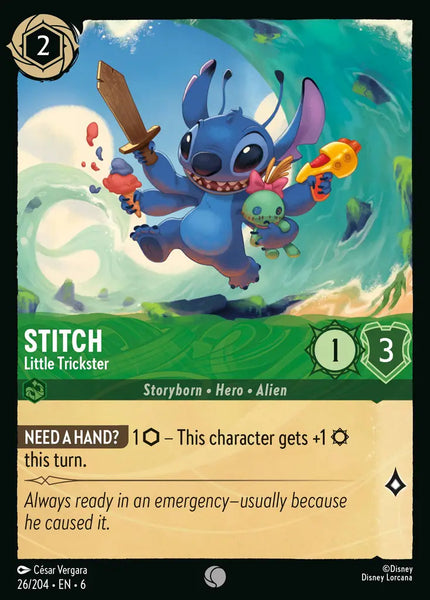 Stitch - Little Trickster (026/204) [Azurite Sea]