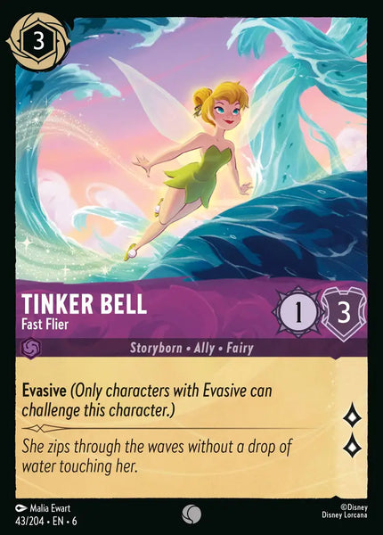 Tinker Bell - Fast Flier (043/204) [Azurite Sea]