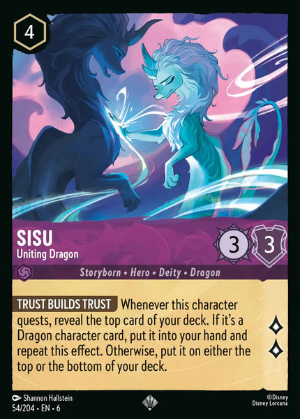 Sisu - Uniting Dragon (054/204) [Azurite Sea]