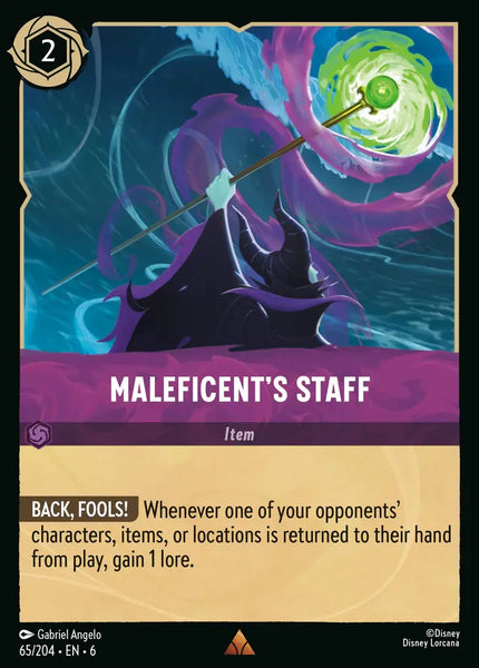 Maleficent's Staff (065/204) [Azurite Sea]