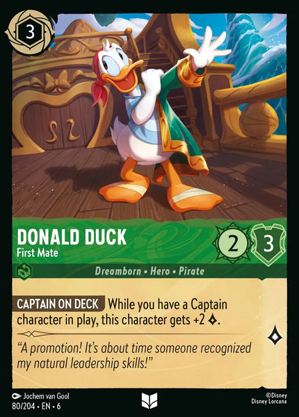 Donald Duck - First Mate (080/204) [Azurite Sea]