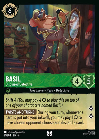 Basil - Disguised Detective (091/204) [Azurite Sea]