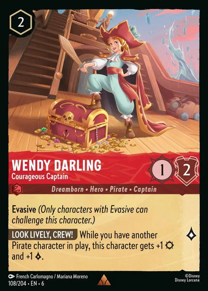 Wendy Darling - Courageous Captain (108/204) [Azurite Sea]