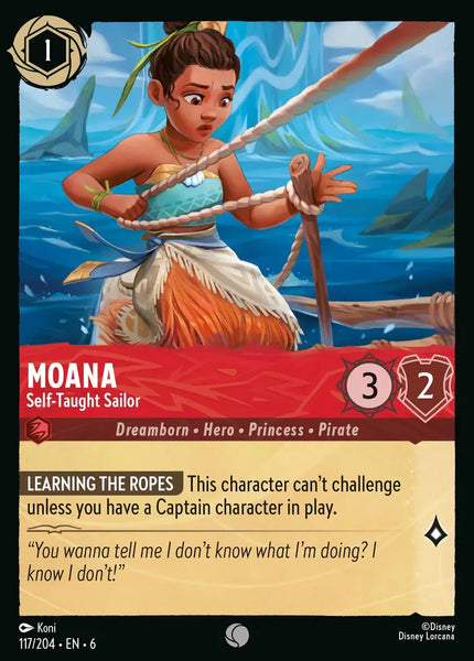 Moana - Self-Taught Sailor (117/204) [Azurite Sea]