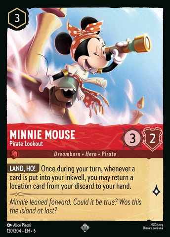 Minnie Mouse - Pirate Lookout (120/204) [Azurite Sea]