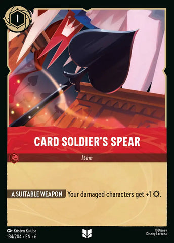 Card Soldier's Spear (134/204) [Azurite Sea]