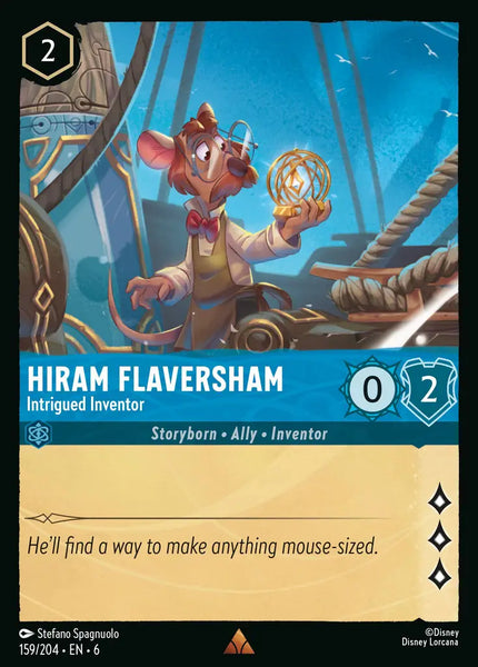 Hiram Flaversham - Curious Inventor (159/204) [Azurite Sea]