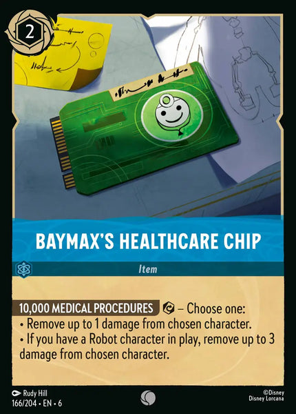 Baymax's Healthcare Chip (166/204) [Azurite Sea]