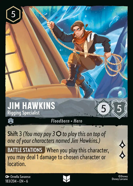 Jim Hawkins - Rigging Specialist (183/204) [Azurite Sea]