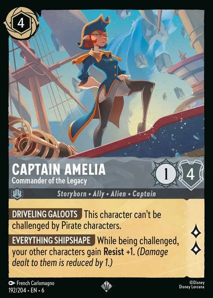 Captain Amelia - Commander of the Legacy (192/204) [Azurite Sea]