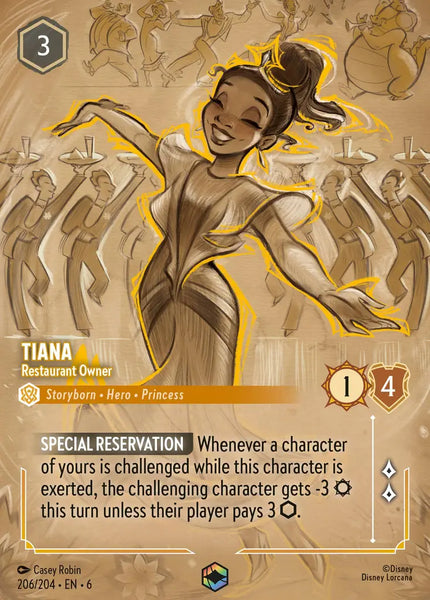 Tiana - Restaurant Owner (206/204) [Azurite Sea]