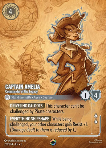 Captain Amelia - Commander of the Legacy (221/204) [Azurite Sea]