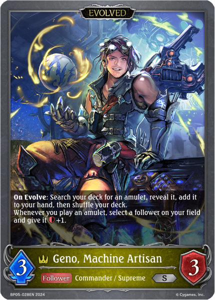 Geno, Machine Artisan (Evolved) - BP05-028EN