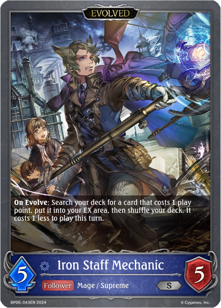 Iron Staff Mechanic (Evolved) - BP05-043EN