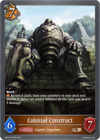 Colossal Construct - BP05-067EN