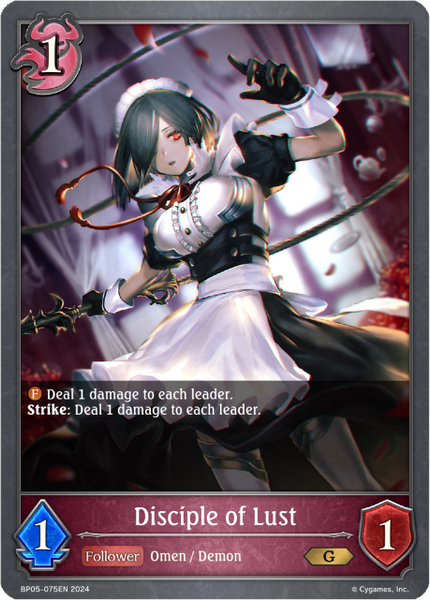 Disciple of Lust - BP05-075EN