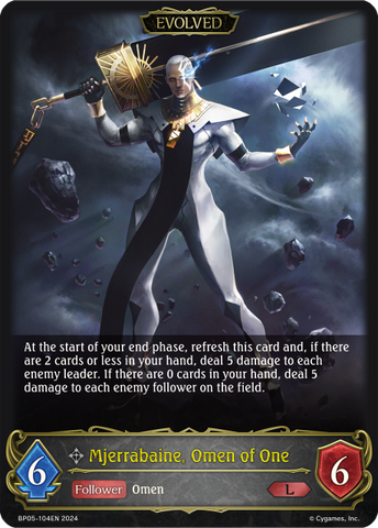 Mjerrabaine, Omen of One (Evolved) - BP05-104EN