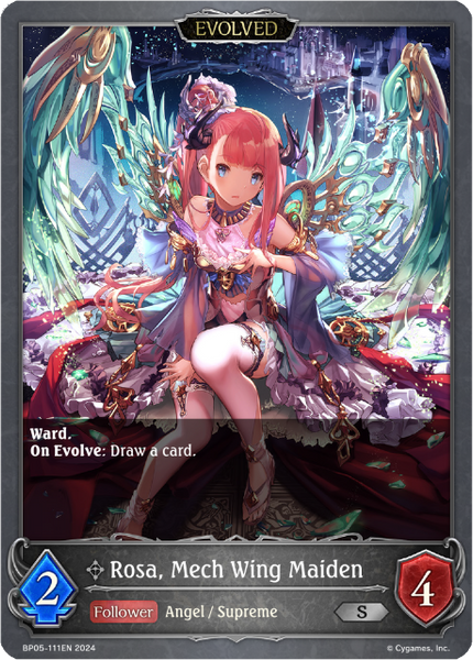 Rosa, Mech Wing Maiden (Evolved) - BP05-111EN